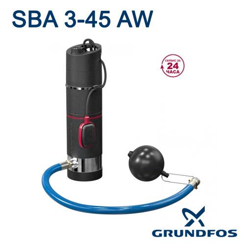Погружная насосная установка Grundfos SBA 3-45 AW - фото 1 - id-p138134819