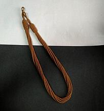 Подхват плетеный для штор и гардин  золотой М 4