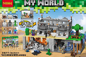 Конструктор Майнкрафт 2 в 1 Decool My World арт.820, 891 дет., аналог Лего 21132