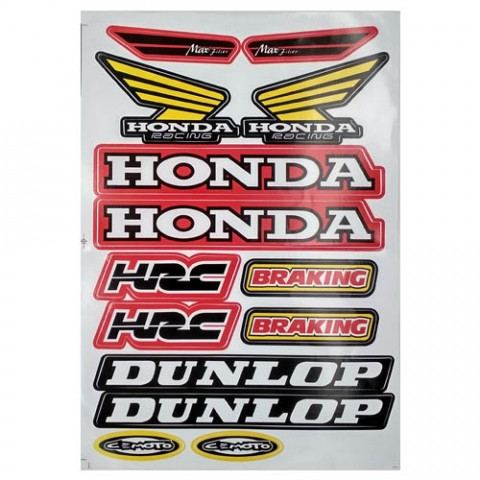 Наклейки LP A3 Honda Dunlop - фото 1 - id-p138146918