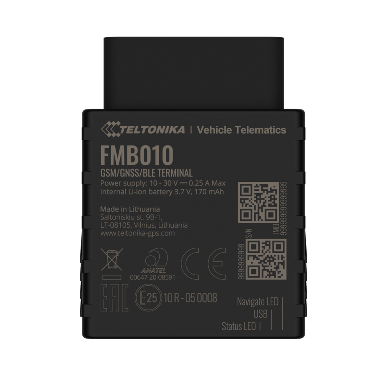 Автомобильный GPS трекер Teltonika FMB010 (OBDII) - фото 5 - id-p136900755