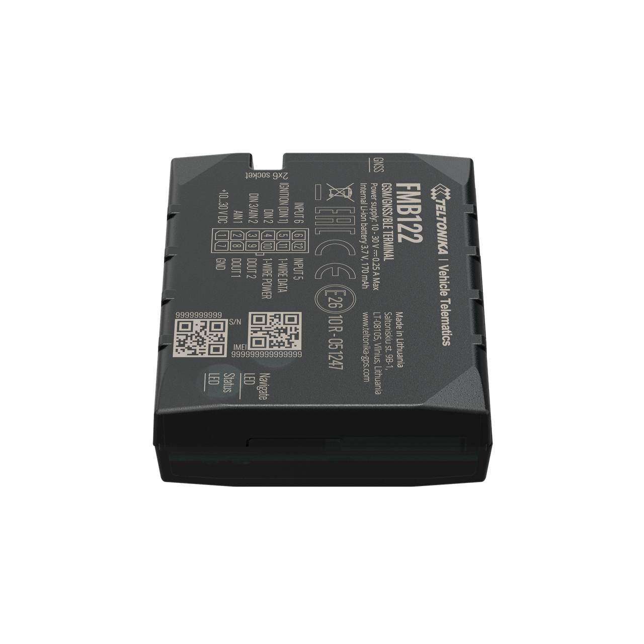 Автомобильный GPS трекер Teltonika FMB122 (с внешней GNSS антенной) - фото 2 - id-p136901015