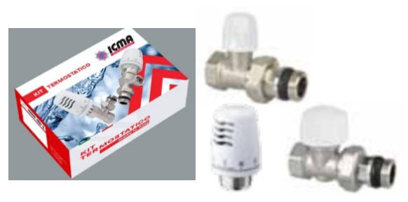 Комплект термостатический радиаторный прямой ICMA 1/2"
