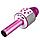 Караоке микрофон WS-858 Розовый, фото 4