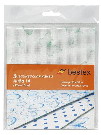 Дизайнерская канва Bestex 30*30 см, 004-бабочки, фото 2