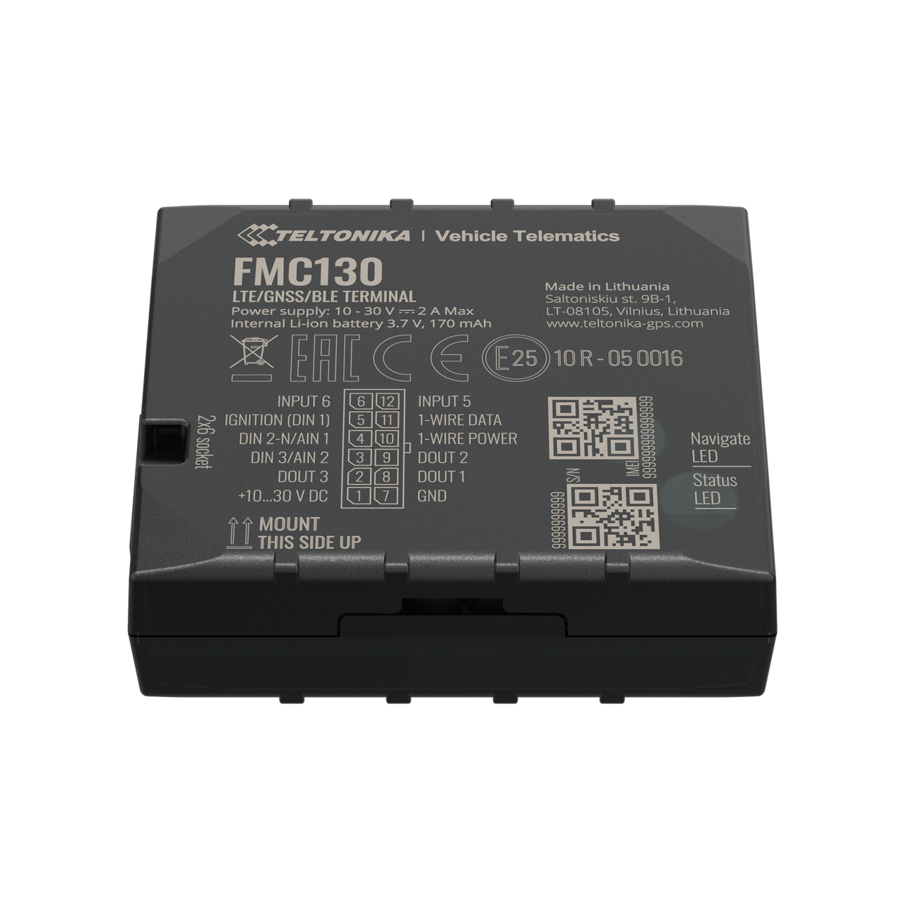 Автомобильный GPS трекер Teltonika FMC130 (поддержка 4G/3G/2G) - фото 4 - id-p136902876