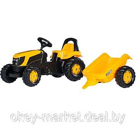 Детский педальный трактор Rolly Toys rollyKid JCB 012619