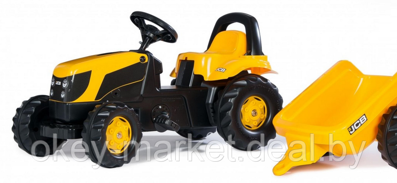 Детский педальный трактор Rolly Toys rollyKid JCB 012619, фото 2