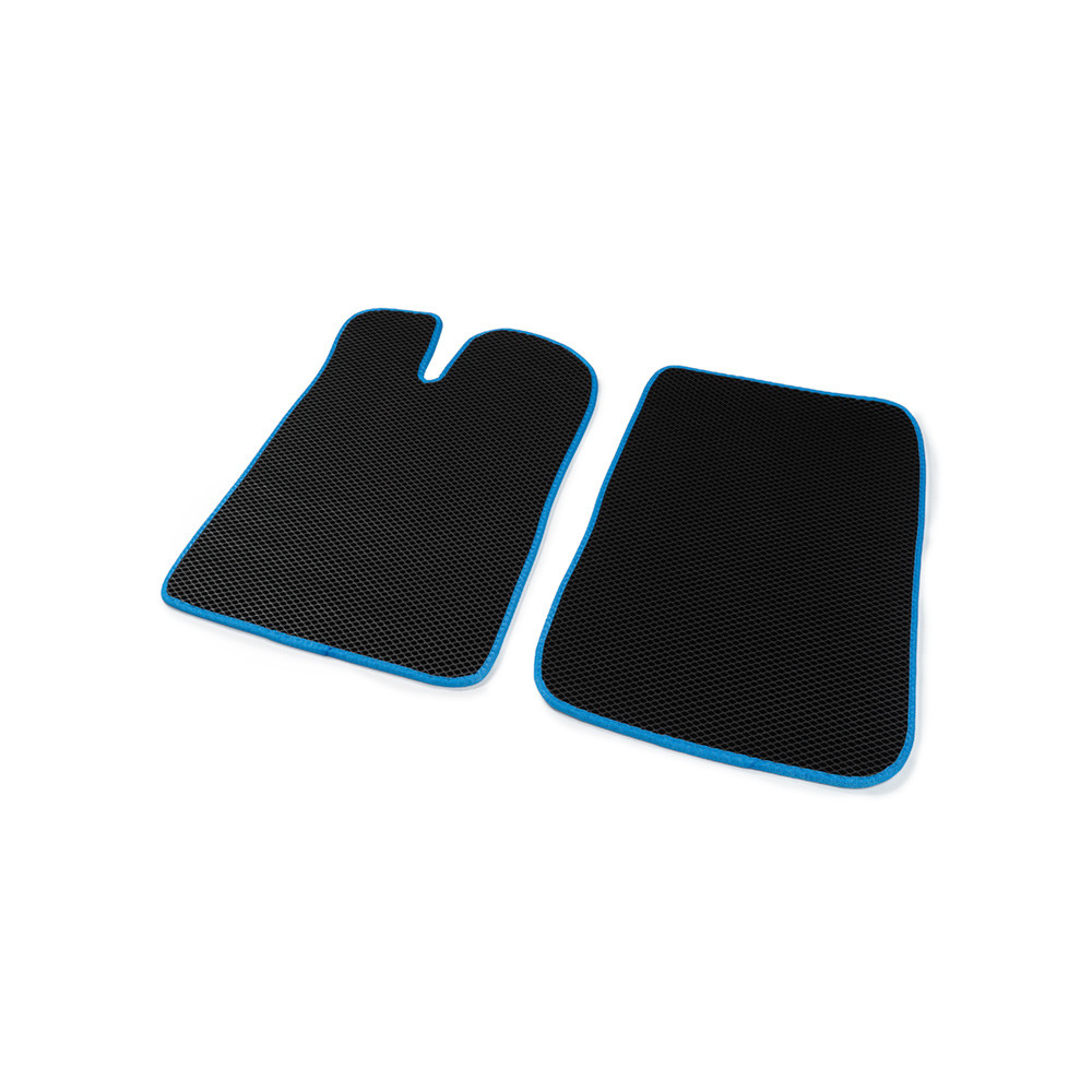 Коврик салона для а/м ВАЗ-2101-07 к-т. 4шт черный/синий EVA - фото 2 - id-p137979710
