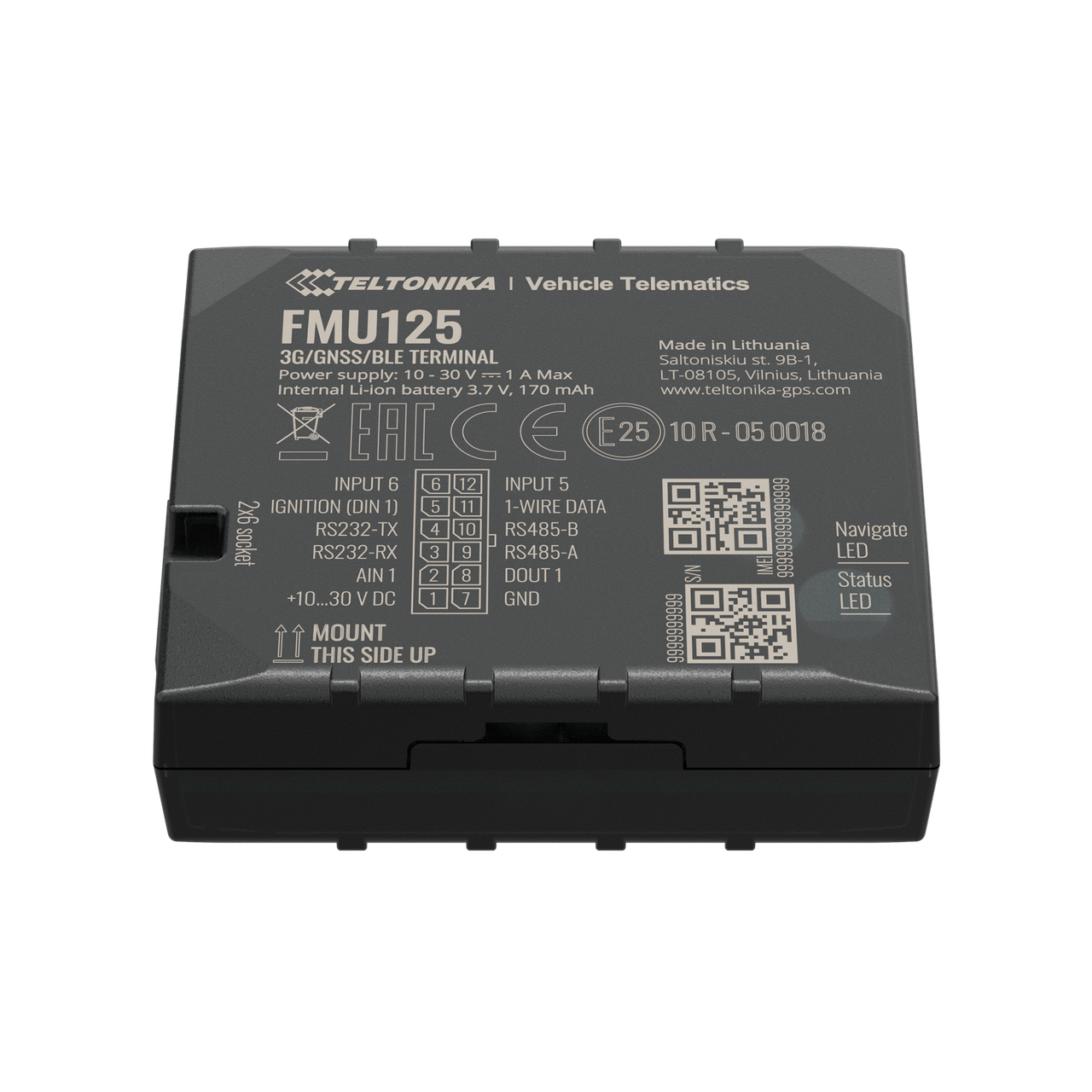 Автомобильный GPS трекер Teltonika FMU125 (поддержка 3G/2G) - фото 4 - id-p136902913