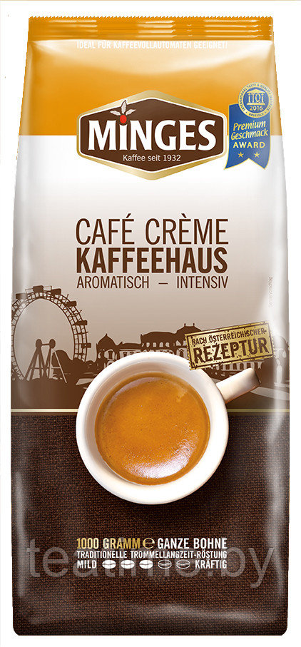 Кофе Minges "Café Crème Kaffeehaus", 1 кг - фото 1 - id-p138169870
