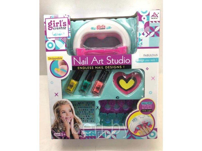 MBK-368 Детский маникюрный набор "Nail Glam Salon" для стайлинга ногтей, набор для маникюра, - фото 3 - id-p138169864