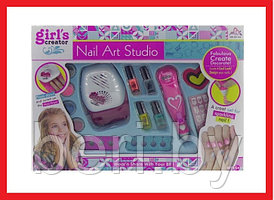 MBK-359 Детский набор для маникюра "Nail Art Studio", маникюрный набор с сушилкой