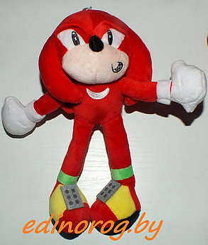 Игрушка мягкая из серии Соник Sonic Ехидна Наклз большой