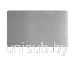 Заготовка для визитки металлическая, серебро (уп.100шт)