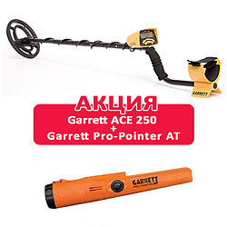 АКЦИЯ Металлоискатель Garrett ACE 250 + Garrett Pro-Pointer AT