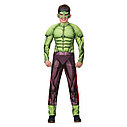 Детский костюм Халк Hulk Avengers Muscle без мускулов карнавальный (размеры 110-152), для мальчика, фото 3