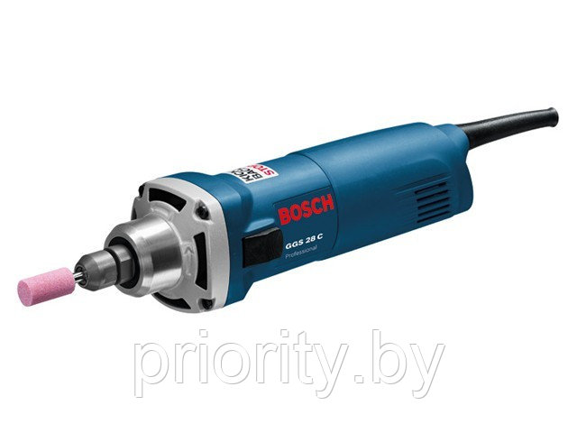 Прямая шлифмашина BOSCH GGS 28 C в кор. (600 Вт, цанга 6 мм, 28000 об/мин)