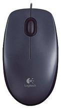 Мышь Logitech "Mouse M90", проводная, 1000  dpi, 3 кнопки, черный