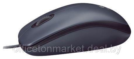 Мышь Logitech "Mouse M90", проводная, 1000 dpi, 3 кнопки, черный - фото 2 - id-p138197140