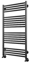 Полотенцесушитель водяной черный матовый (AURORA) Аврора П20 500х1006 (4+6+6+4) TERMINUS, фото 3