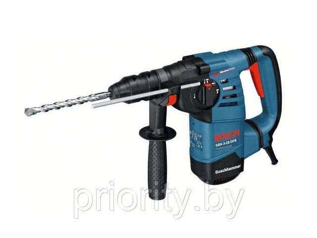 Перфоратор BOSCH GBH 3-28 DFR в чем. (800 Вт, 3.1 Дж, 3 реж., патрон SDS-plus, быстросъемн., БЗП в комплекте,