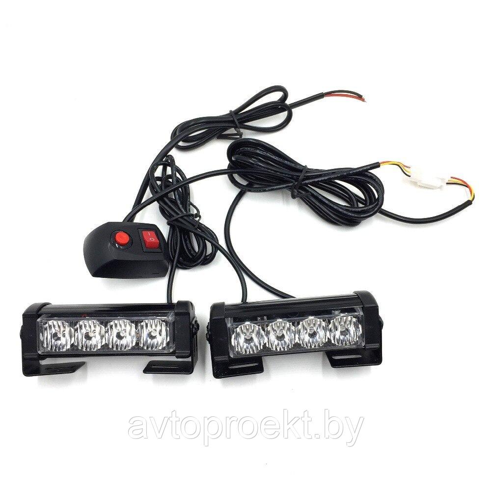 Светодиодные стробоскопы в решетку 4 LED - фото 1 - id-p30026047