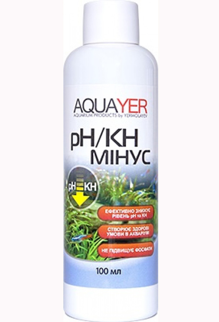 AQUAYER pH/KH минус 100мл - фото 1 - id-p137887630