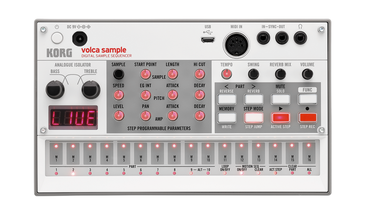 Синтезатор Korg Volca Sample