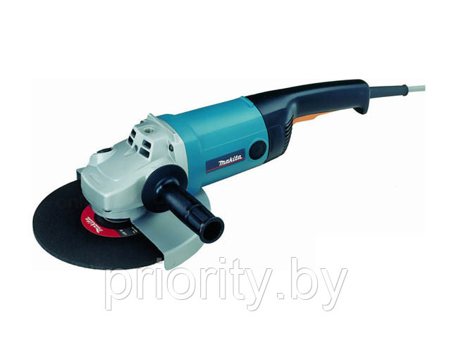 Двуручная углошлифмашина MAKITA 9069 SF в кор. (2000 Вт, диск 230х22 мм, плавный пуск, SDS-гайка) - фото 1 - id-p138226838