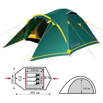 Туристическая палатка Tramp Stalker 3 - фото 1 - id-p138236916