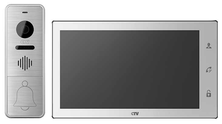 Комплект цветного видеодомофона CTV-DP4706AHD White - фото 1 - id-p138252832