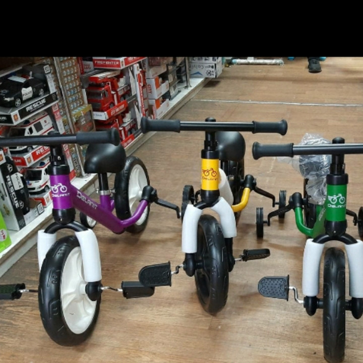 Детский Велосипед-беговел (3 в 1) цвет: фиолетоыый TF-01 - фото 2 - id-p177347976