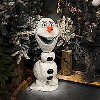 Новогодняя фигура снеговик Олаф 002565