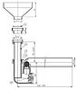 Сифон для сброса конденсата и дренажа с разрывом струи HL, фото 2