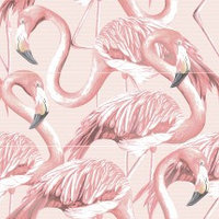 59,4*59,8 Градиент панно фламинго розовый