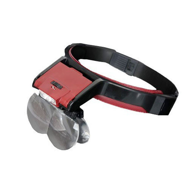 Бинокуляр Лупа-очки с подсветкой MG81001-B - фото 1 - id-p138273805