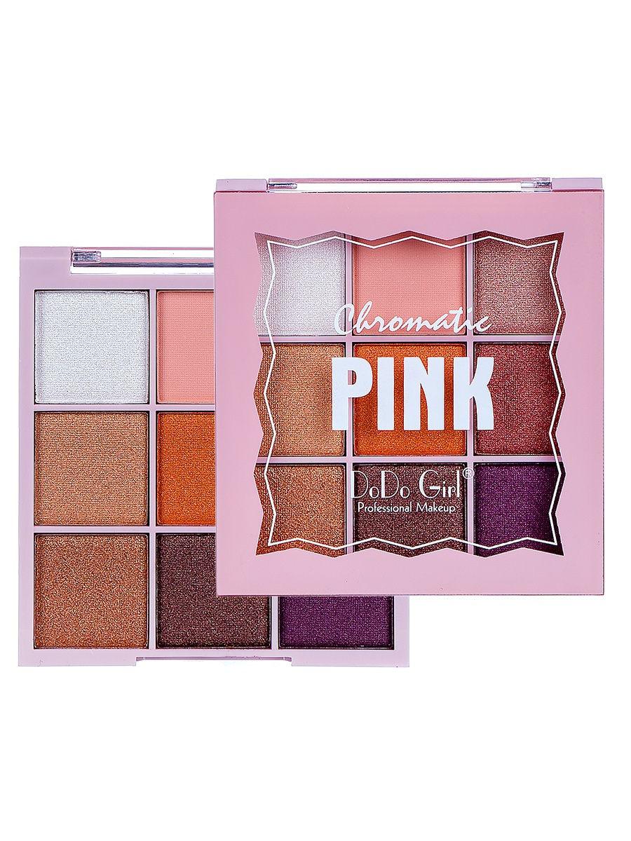DoDo Girl / Тени для век 9 цветов Chromatic Pink