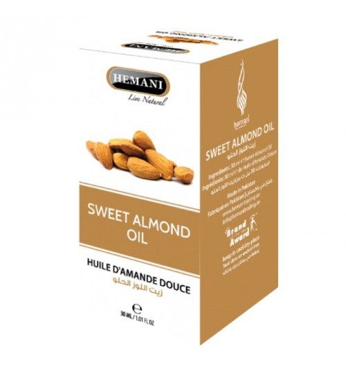 Масло Сладкого Миндаля Hemani Sweet Almond Oil / Хемани 30мл