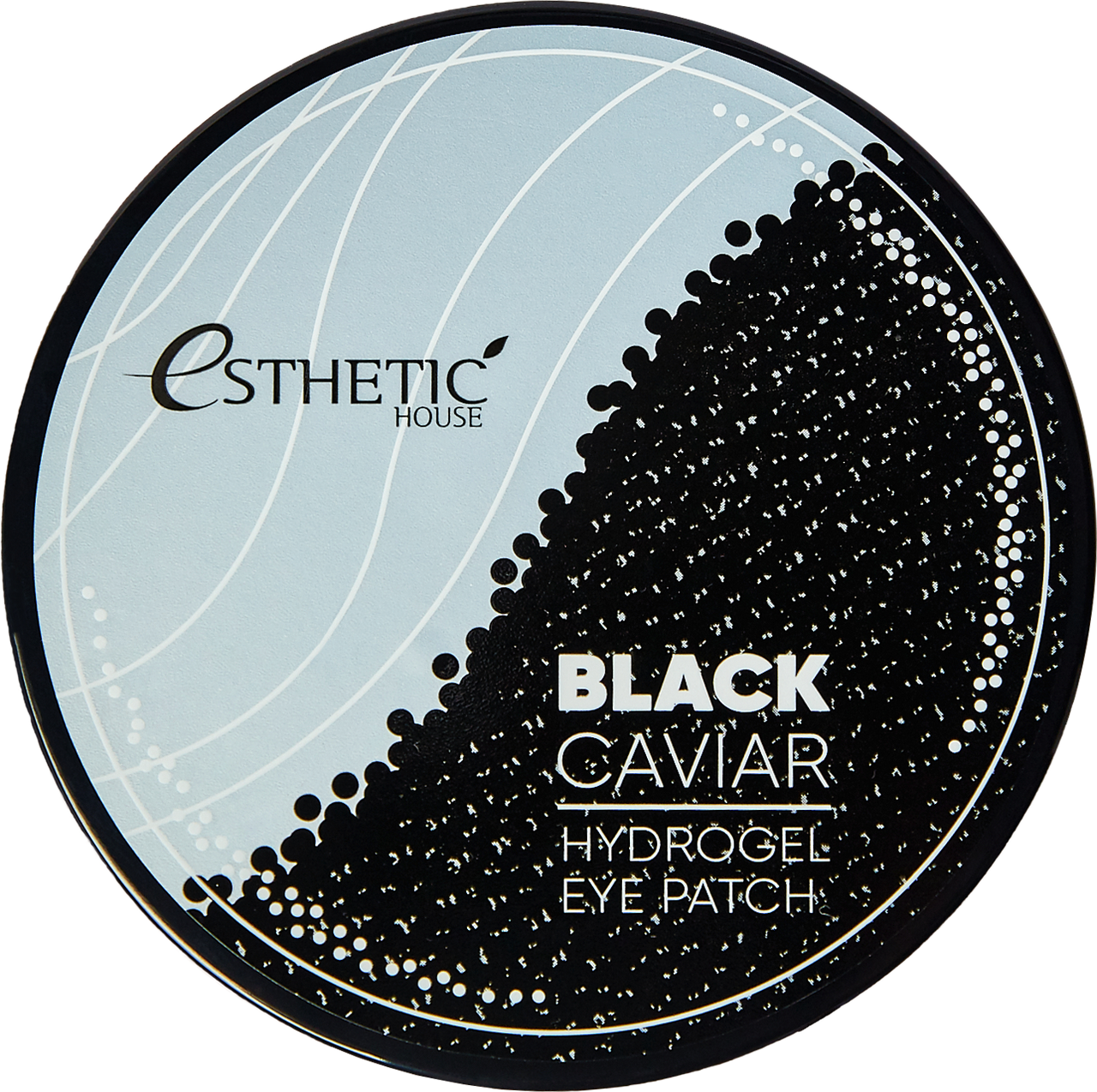 Патчи для глаз ЧЕРНАЯ ИКРА Black Caviar Hydrogel Eye Patch, 60 шт (Esthetic House)