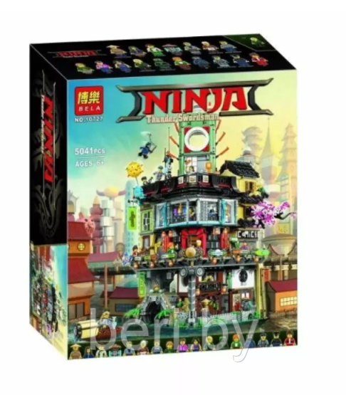 10727 Конструктор BELA Ninja "Ниндзяго Сити" 5041 детали, аналог Lego Ninjago Movie 70620 - фото 1 - id-p138280744