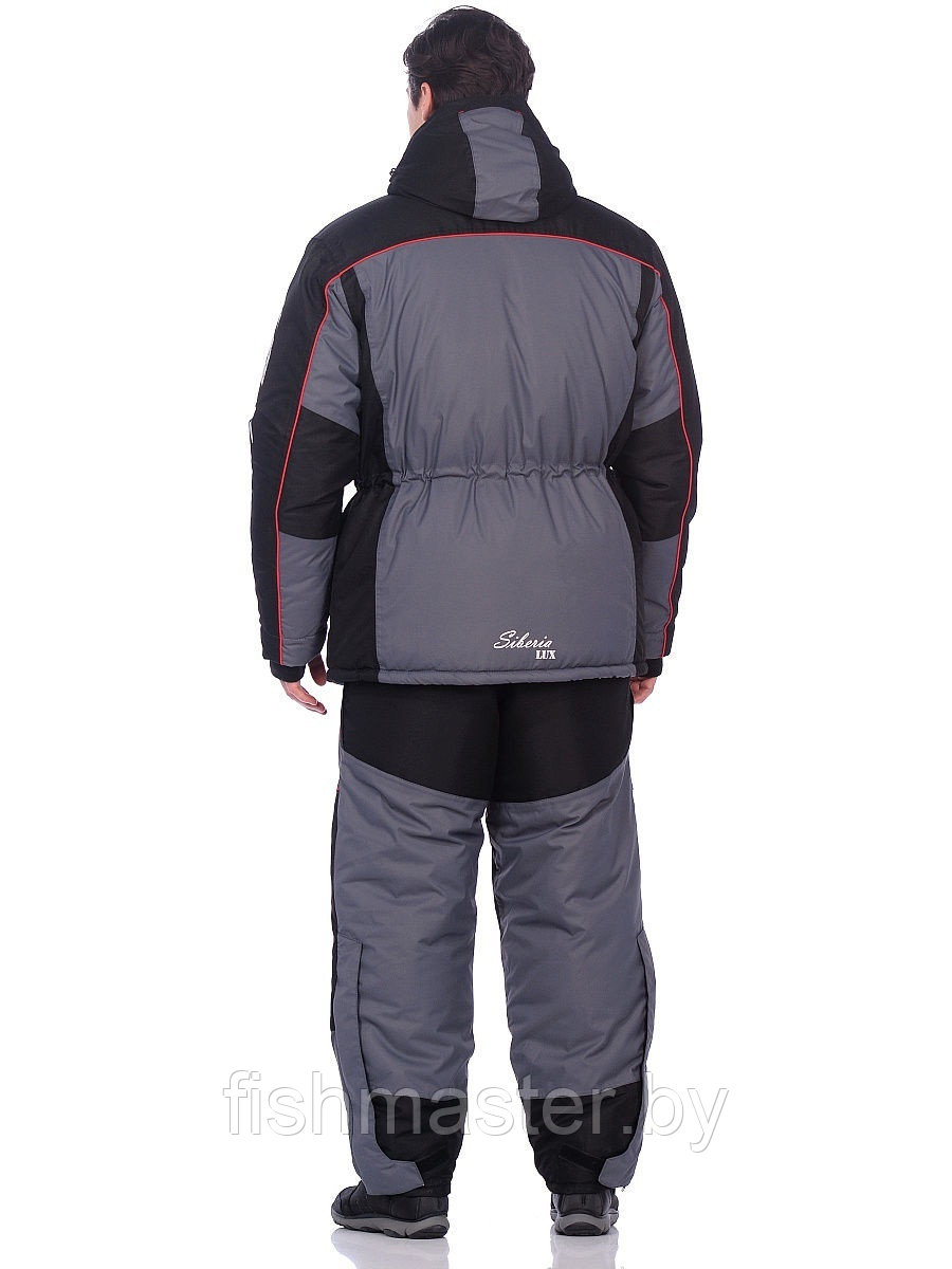 Зимний костюм HUNTSMAN Siberia LUX мембрана 6000/6000 -45°C цвет Серый/Черный ткань Breathable 48-50/182-188 - фото 3 - id-p161912127