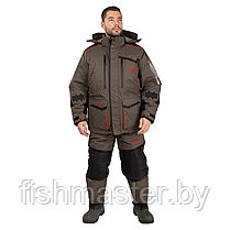 Зимний костюм HUNTSMAN Siberia Поплавок 6000/6000 -45°C цвет Хаки/Черный ткань Breathable