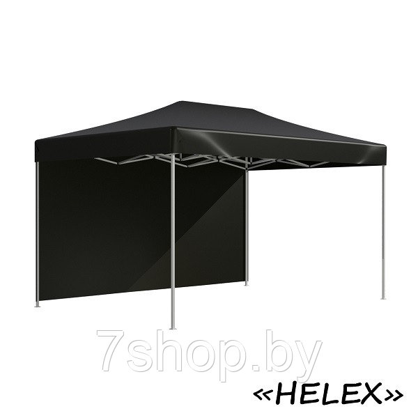Тент садовый Helex 4342 3x4.5х3м полиэстер черный - фото 3 - id-p138292727