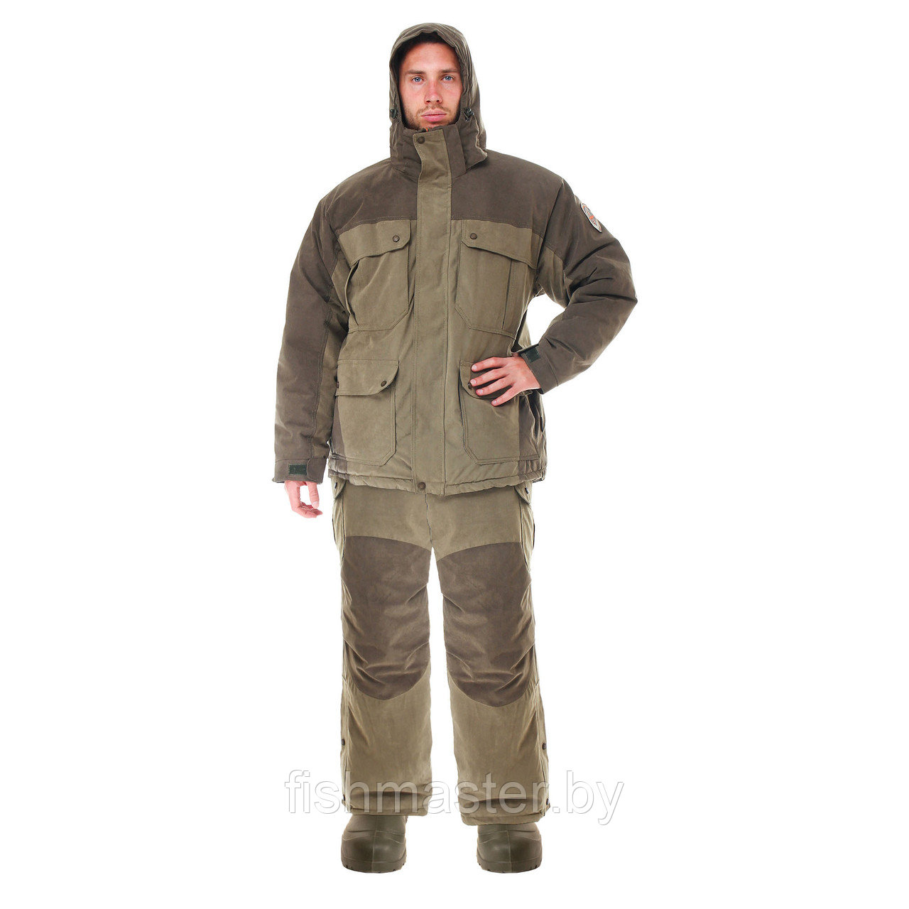 Зимний костюм HUNTSMAN Канада мембрана 10000/10000 -35°C цвет Хаки ткань Finlandia