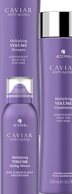 Комплект Альтерна шампунь + кондиционер + мусс (250+250+232 ml) для объема и уплотнения волос - Alterna Caviar