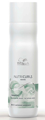 Шампунь Велла Профессионал бессульфатный для вьющихся волос 250ml - Wella Professionals Nutricurls Shampoo no