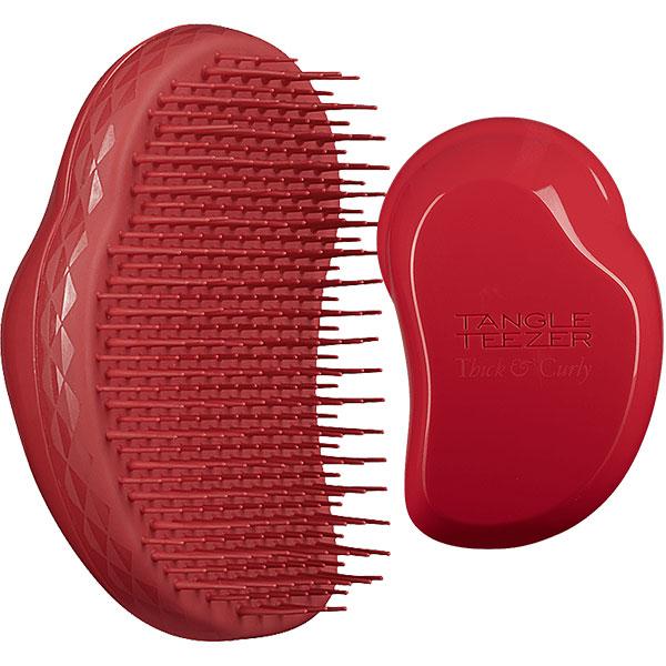 Расческа массажная Тангле Тизер красный - Tangle Teezer Thick and Curly Salsa Red - фото 2 - id-p138298058