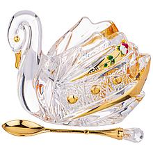 Икорница Lefard LEFARD GOLD GLASS 11*7 СМ. высота 8,5
