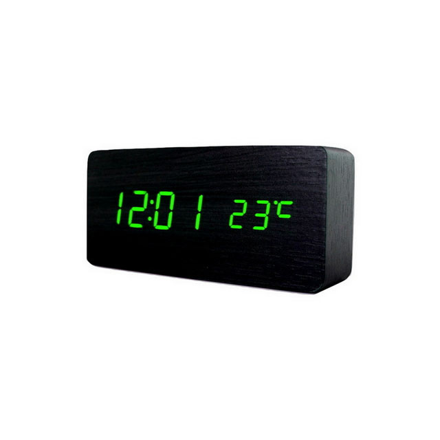 Настольные часы Led Wooden Clock VST-862 под дерево - фото 4 - id-p138347345